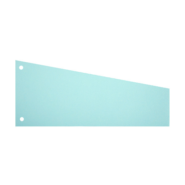 Przekładki trapezowe, 240 x 105 / 60 mm (100 szt.), niebieskie, 123drukuj 301764 - 1