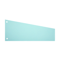 Przekładki trapezowe, 240 x 105 / 60 mm (100 szt.), niebieskie, 123drukuj 301764
