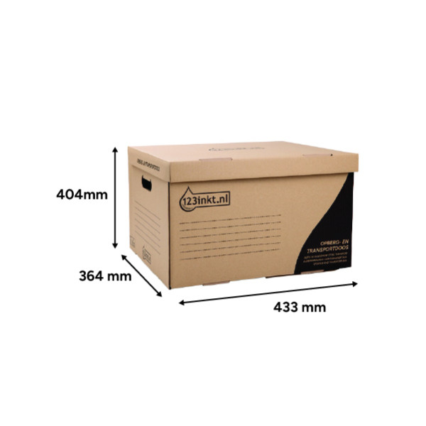 Pudło archiwizacyjne A4 433 x 364 x 263 mm (10 sztuk), 123drukuj 302069 - 6