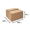 Pudełko wysyłkowe 200 x 200 x 110 mm (10 sztuk), 123drukuj 301868 - 3