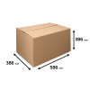 Pudełko wysyłkowe 586 x 386 x 386 mm (5 sztuk), 123drukuj 301871 - 3