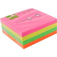 Q-Connect Karteczki samoprzylepne mix 4 kolorów Q-Qonnect 76x76 mm (320 kartek) KF01348 235122
