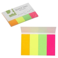 Q-Connect Zakładki uniwersalne neonowe Q-CONNECT 20 x 50 mm (4X50 zakładek) KF01226 235091