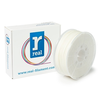 REAL Filament 3D biały 1,75 mm PETG 1 kg, REAL  DFE02013 - 1