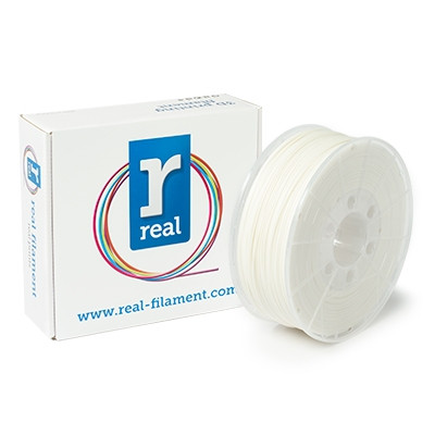 REAL Filament 3D biały 1,75 mm PLA 1 kg, REAL  DFP02002 - 1