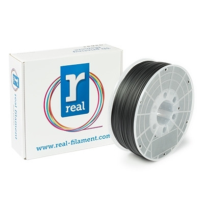 REAL Filament 3D czarny 1,75 mm PETG 1 kg, REAL  DFE02012 - 1