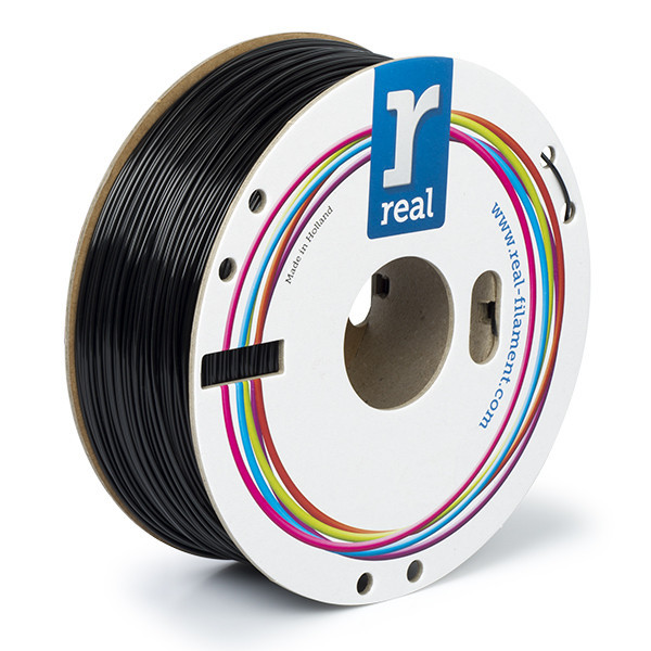 REAL Filament 3D czarny 1,75 mm PETG 1 kg, REAL  DFP02213 - 2