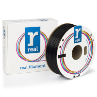 REAL Filament 3D czarny 1,75 mm PLA 1 kg, REAL  DFP02296