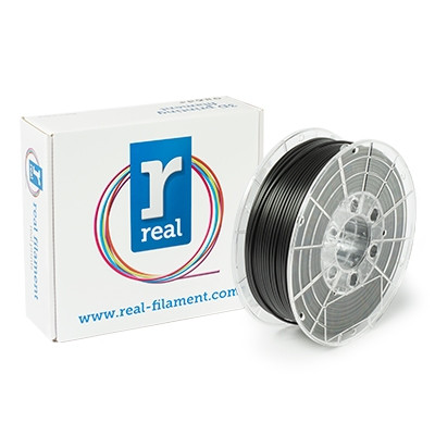 REAL Filament 3D czarny 2,85 mm PLA 1 kg, REAL  DFP02020 - 1