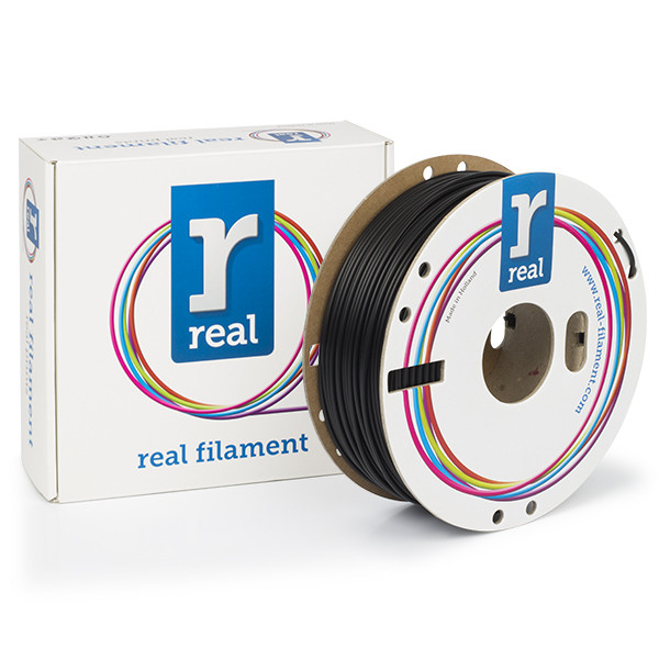 Filament 3D czarny 2,85 mm PLA 1 kg, REAL DFP02292 - 1