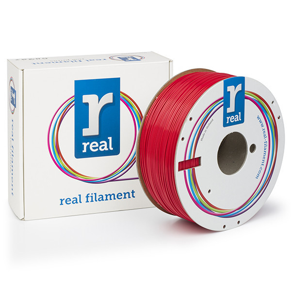 REAL Filament 3D czerwony 1,75 mm ABS 1 kg, REAL  DFA02003 - 1