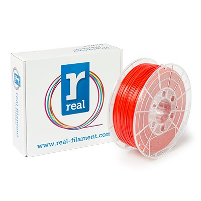 REAL Filament 3D czerwony 1,75 mm PLA 1 kg, REAL  DFP02003 - 1