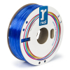 REAL Filament 3D niebieski transparentny 1,75 mm PETG 1 kg, REAL  DFP02229 - 2