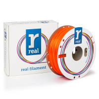 REAL Filament 3D pomarańczowy fluorescencyjny 1,75 mm PLA 1 kg, REAL  DFP02339