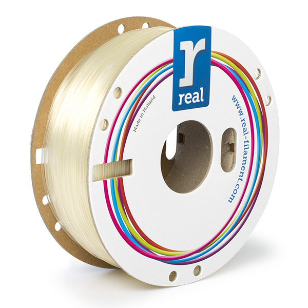 REAL Filament 3D przezroczysty 1,75 mm PLA 1 kg, REAL  DFP02268 - 2