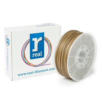 REAL Filament 3D złoty 2,85 mm ABS 1 kg, REAL  DFA02023 - 1