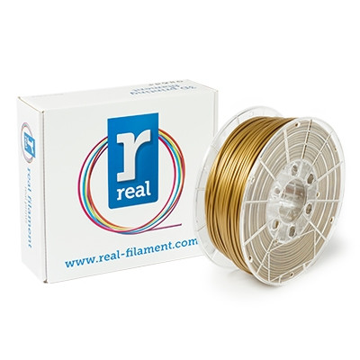 REAL Filament 3D złoty 2,85 mm PLA 1 kg, REAL  DFP02026 - 1