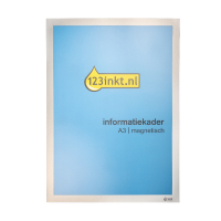 Ramka plakatowa magnetyczna A3 szara, 123drukuj 301633