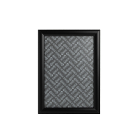 Ramka zatrzaskowa A4 z czarną aluminiową ramą, 123drukuj 302581