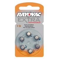 Rayovac Baterie do aparatów słuchowych Rayovac 13 (pomarańczowe), 6 sztuk PR48 204801