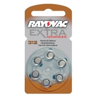 Rayovac Baterie do aparatów słuchowych Rayovac 312 (brązowa), 6 sztuk PR41 204802