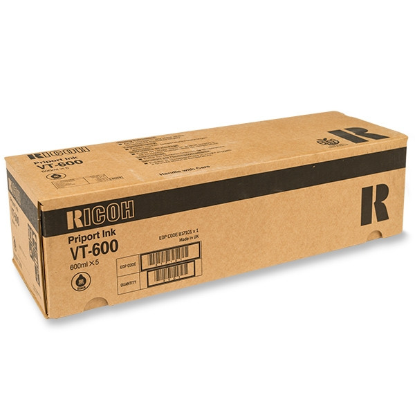 Ricoh 817101 atrament czarny 5 sztuk, oryginalny 817101 074790 - 1