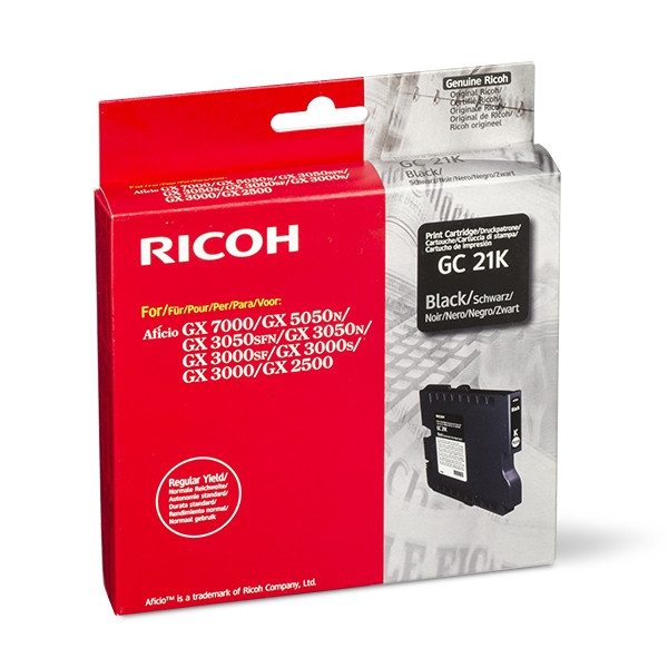 Ricoh GC-21K tusz czarny, oryginalny 405532 074888 - 1