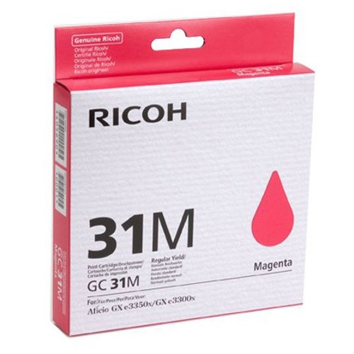 Ricoh GC-31M tusz czerwony, oryginalny 405690 073948 - 1