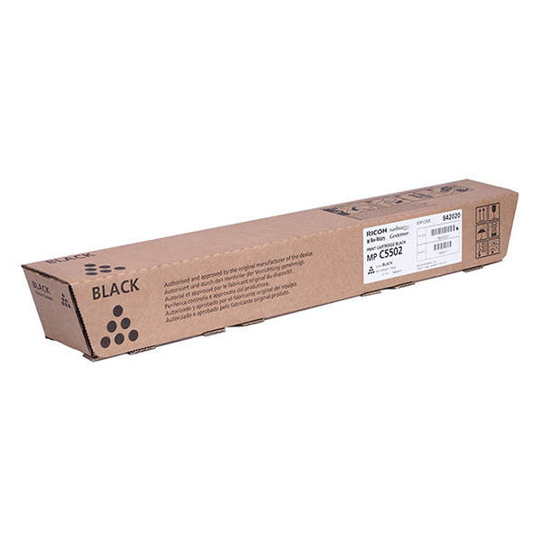 Ricoh MP C5502E (841755) toner czarny, oryginalny 841683 841755 842020 073814 - 1