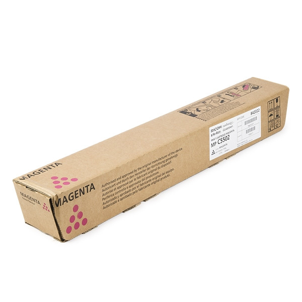 Ricoh MP C5502E toner czerwony, oryginalny 841685 841757 842022 073818 - 1