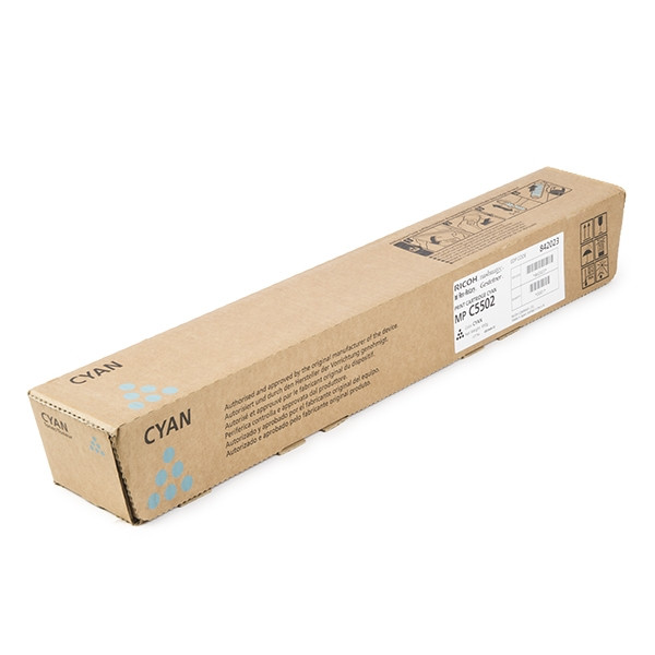 Ricoh MP C5502E toner niebieski, oryginalny 841686 842023 073816 - 1