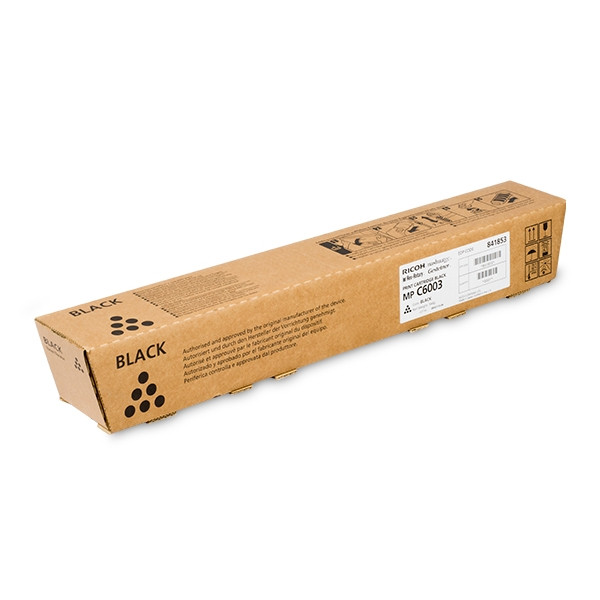 Ricoh MP C6003 (841853) toner czarny, oryginalny 841853 073672 - 1