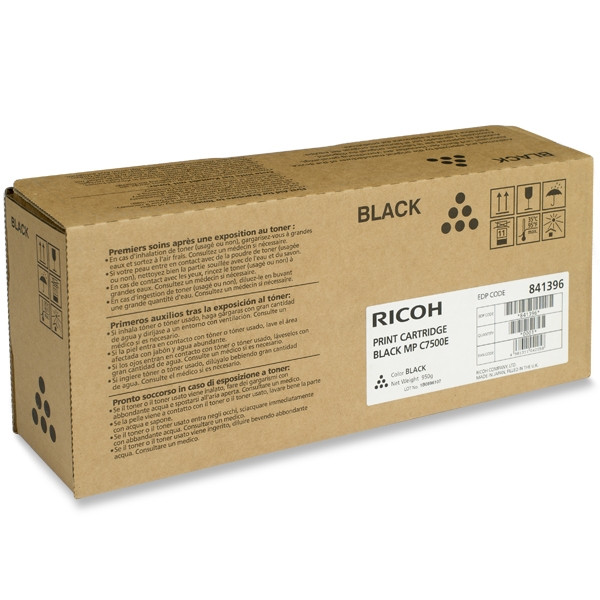 Ricoh MP C7500E toner czarny, oryginalny 841100 841396 842069 073936 - 1