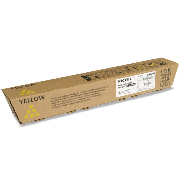 Ricoh SP-C811DN toner żółty, oryginalny 820009 821218 884202 074860 - 1