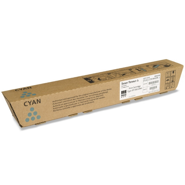 Ricoh SP-C811DN toner niebieski, oryginalny 820025 821220 884204 074856 - 1