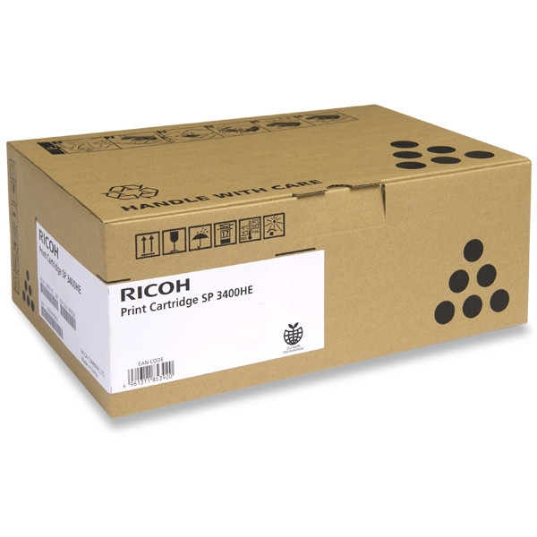 Ricoh SP 3400HE / SP 3500HE toner czarny, zwiększona pojemność, oryginalny 406522 407648 073934 - 1