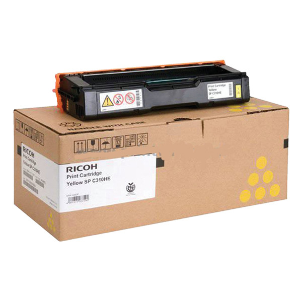 Ricoh SP C310E (406351) toner żółty, oryginalny 406351 407639 066910 - 1