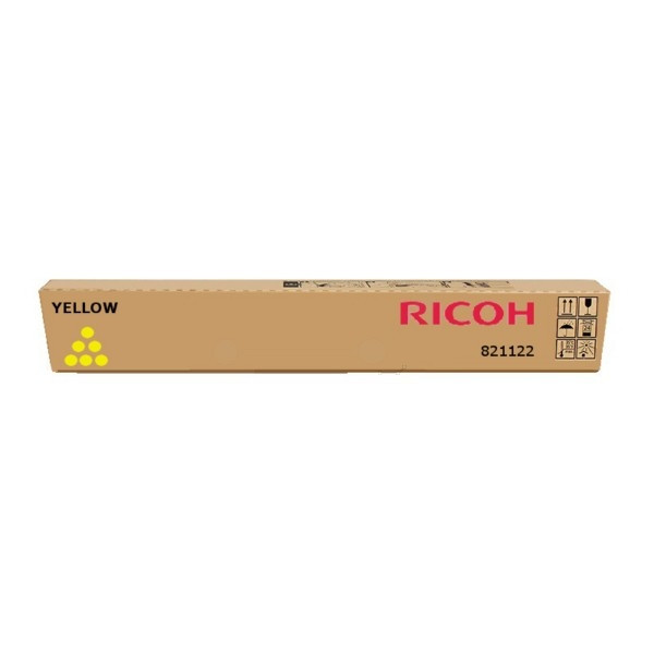 Ricoh SP C830 toner żółty, oryginalny 821122 821186 073708 - 1