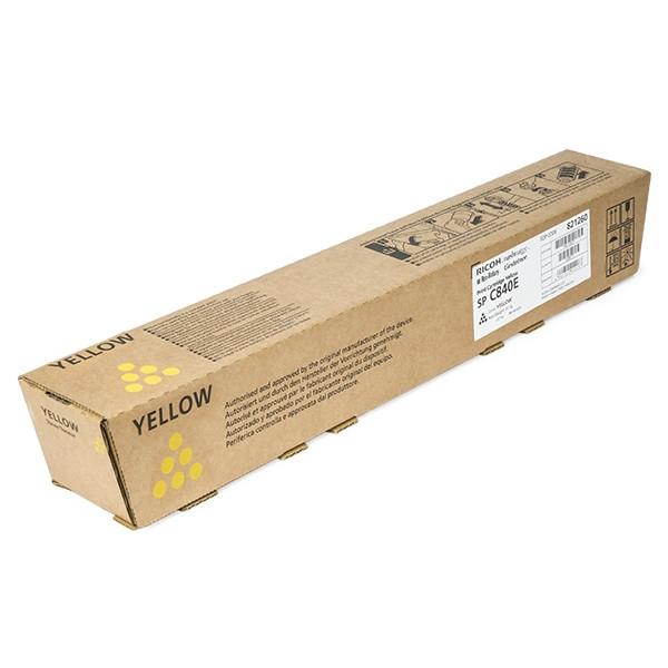 Ricoh SP C840E toner żółty, oryginalny 821260 066930 - 1