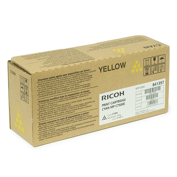 Ricoh Toner Ricoh MP C7500E żółty, oryginalny 841103 841399 842070 073942 - 1