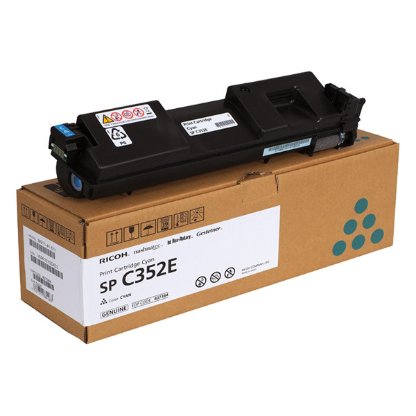 Ricoh Typ SP C352DN toner niebieski, oryginalny 407384 408216 066918 - 1