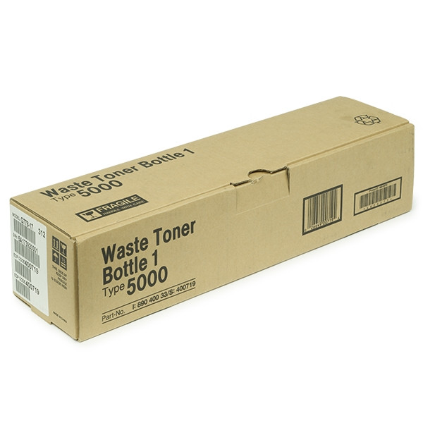 Ricoh typ 5000 pojemnik na zużyty toner / waste toner collector, oryginalny 400719 074684 - 1