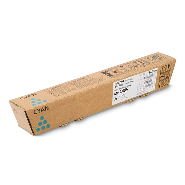 Ricoh typ MP C406 (842096) toner niebieski, oryginalny 842096 067052 - 1