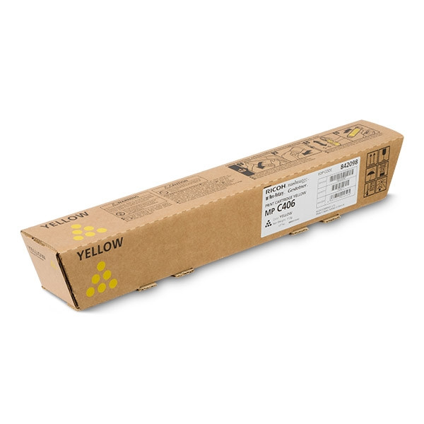 Ricoh typ MP C406 (842098) toner żółty, oryginalny 842098 067056 - 1