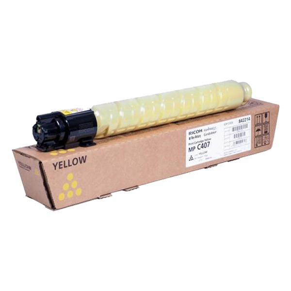 Ricoh typ MP C407 toner żółty, zwiększona pojemność, oryginalny 067142 - 1