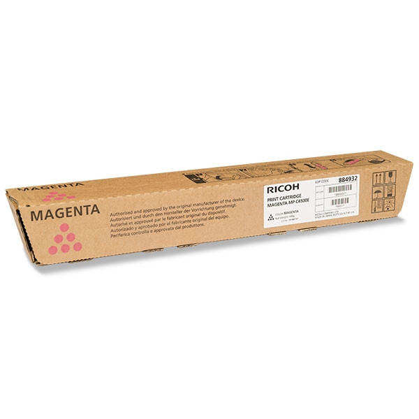 Ricoh typ MP C4500E toner czerwony, oryginalny 074850 - 1