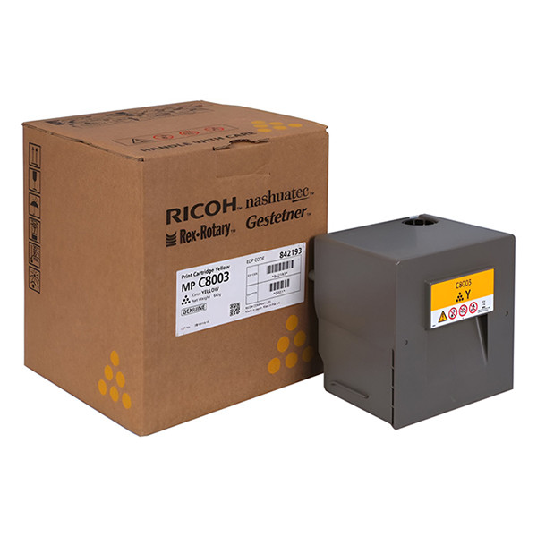 Ricoh typ MP C8003 toner żółty, oryginalny 842193 066938 - 1