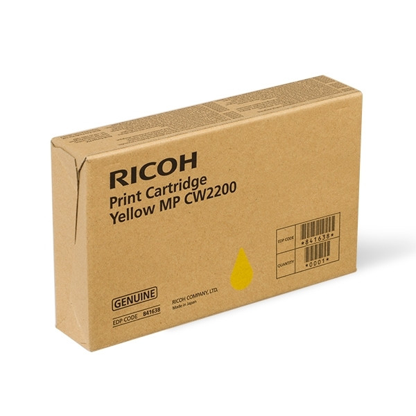 Ricoh typ MP CW2200 tusz żółty, oryginalny 841638 067006 - 1