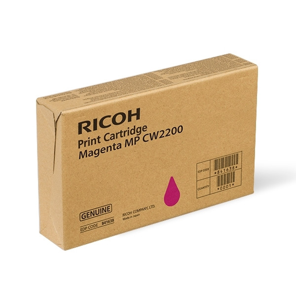 Ricoh typ MP CW2200 tusz czerwony, oryginalny 841637 067004 - 1