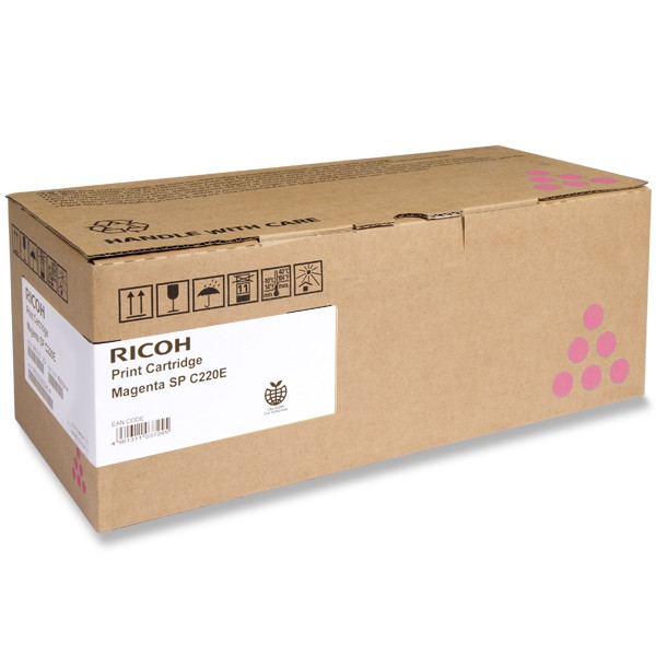 Ricoh typ SP-C220E (406054) toner czerwony, oryginalny 406054 406100 406767 407644 074962 - 1